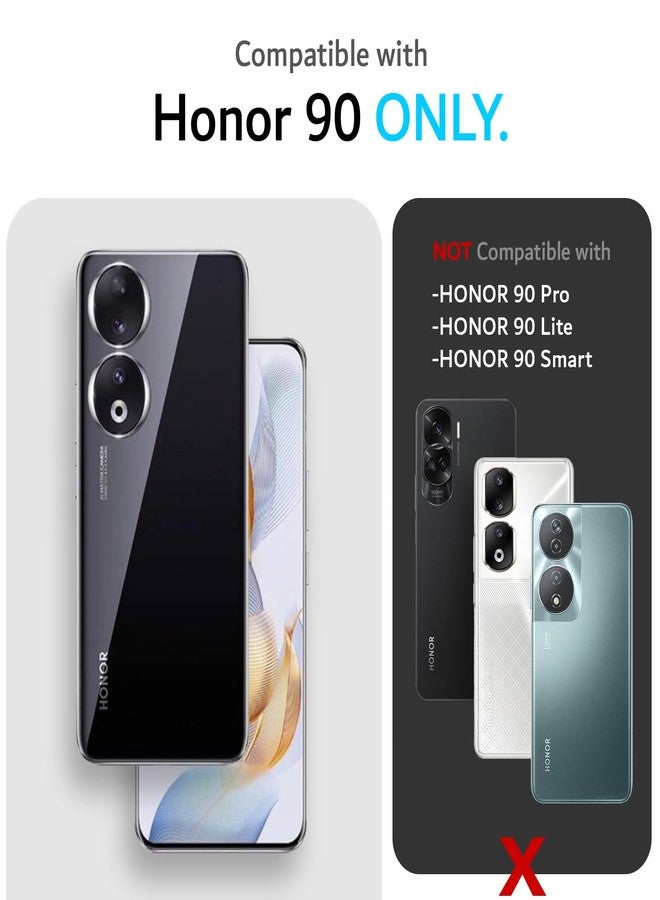توديا جراب TUDIA DualShield Grip متوافق مع هاتف Honor 90، [MergeGrip] جراب حماية للهاتف مزدوج الطبقات مقاوم للصدمات، نحيف، بمواصفات عسكرية، مانع للانزلاق، متين، شديد التحمل - وردي دخاني - Image 2